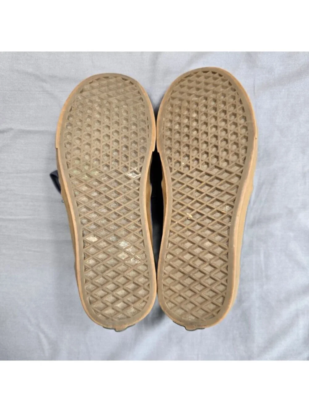Vans 8.5 Mens Sneakers Navy Gum Low Top Lace Up Casual Canvas Shoes - Picture 9 of 10